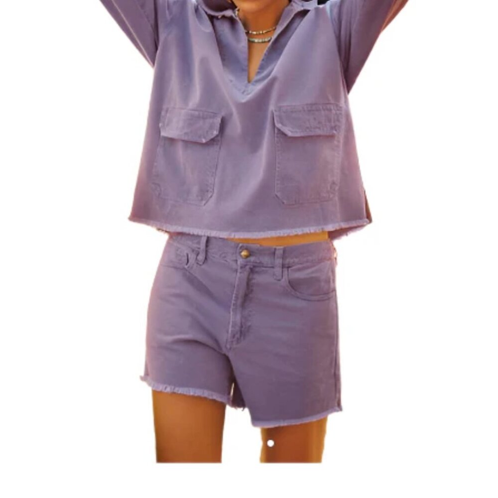 Xirena - Hailey Short NWT - Size Medium, Color Purple